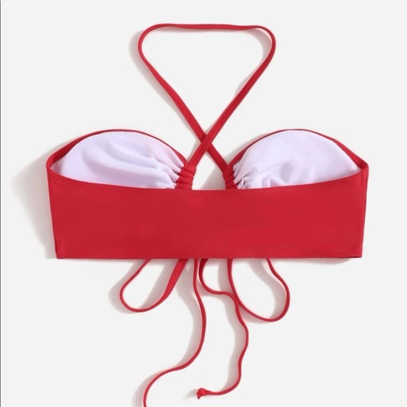 Red bikini top - Picture 2 of 4